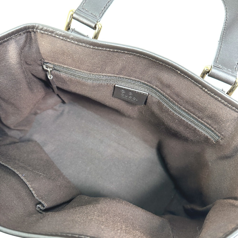 GUCCI Handbag 257249 GG canvas / leather Brown GG