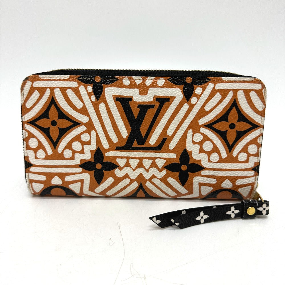 LOUIS VUITTON Long Wallet Purse M69437 Monogram canvas Brown monogram LV clafoutis Zippy wallet Women Used Authentic