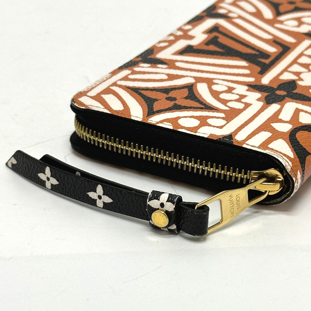 LOUIS VUITTON Long Wallet Purse M69437 Monogram canvas Brown monogram LV clafoutis Zippy wallet Women Used Authentic