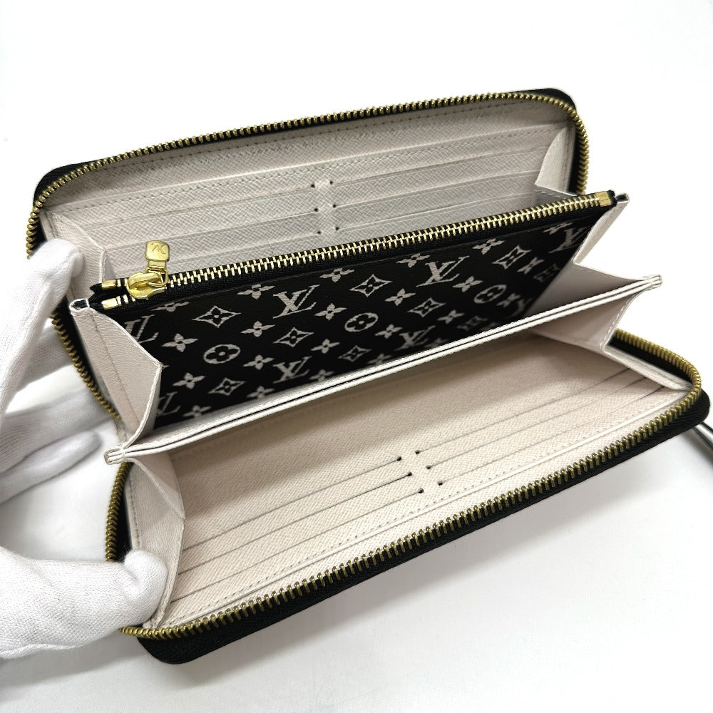 LOUIS VUITTON Long Wallet Purse M69437 Monogram canvas Brown monogram LV clafoutis Zippy wallet Women Used Authentic
