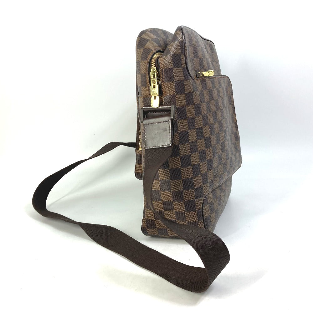 LOUIS VUITTON Shoulder Bag N41441 Damier canvas Brown Damier Olaf MM mens Used Authentic
