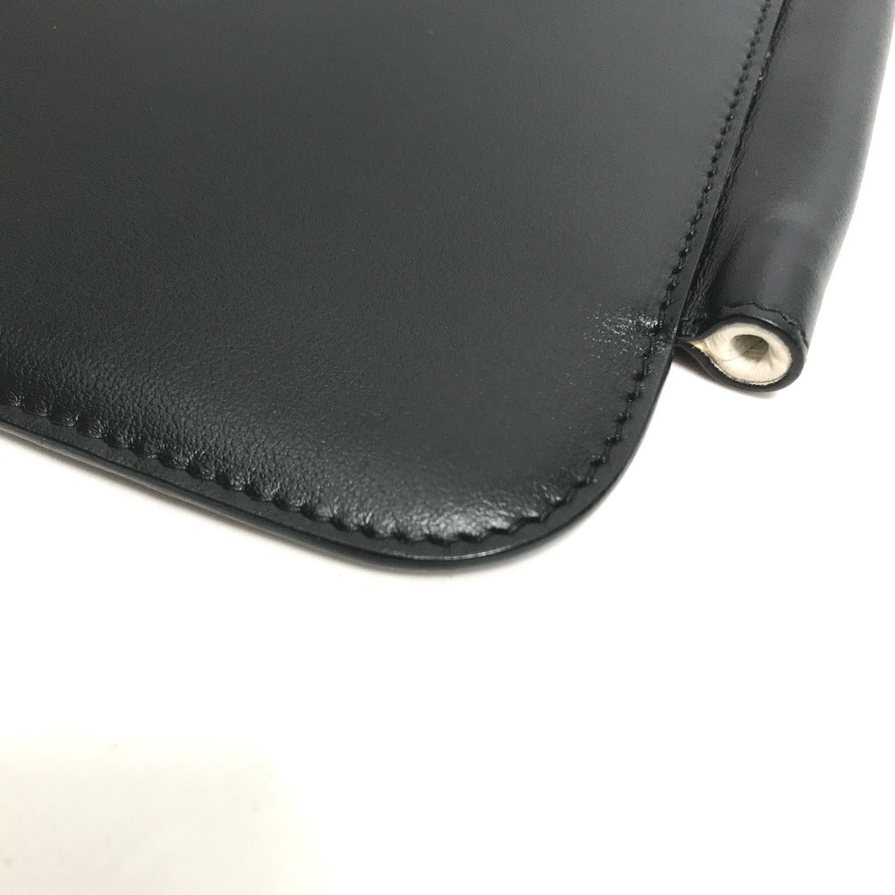 PRADA iPad case leather black By color 3D logo