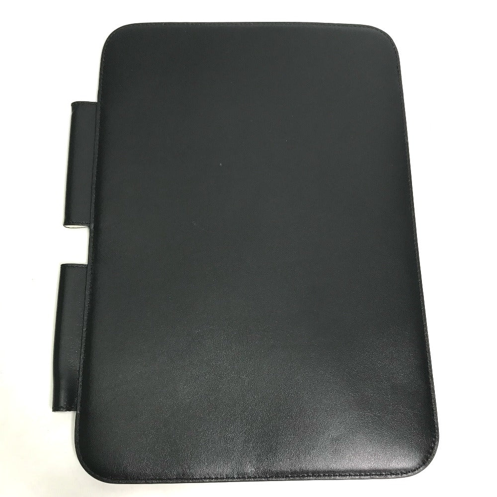 PRADA iPad case leather black By color 3D logo
