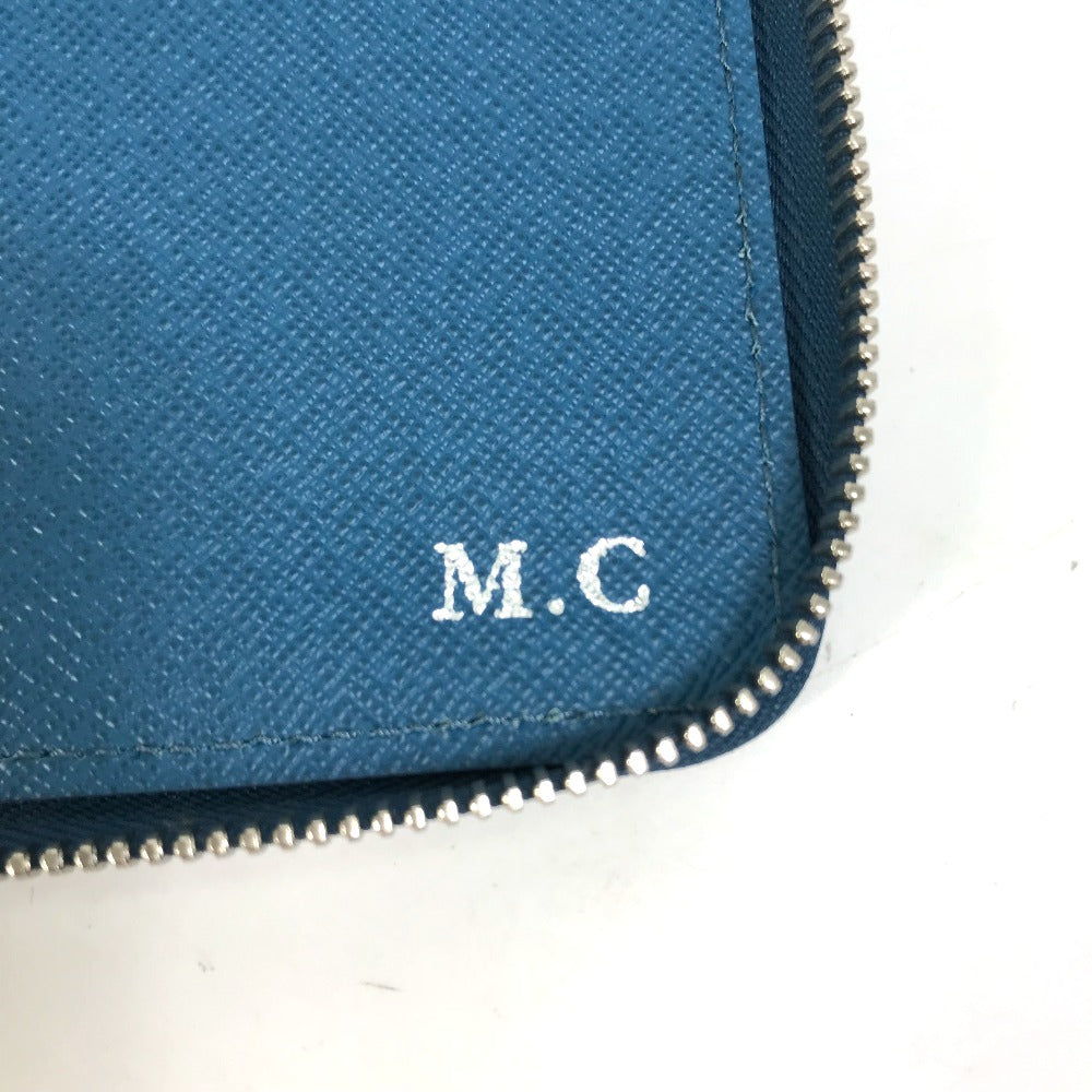 LOUIS VUITTON Long Wallet Purse M60619 Epi Leather Navy Epi Zippy Organizer