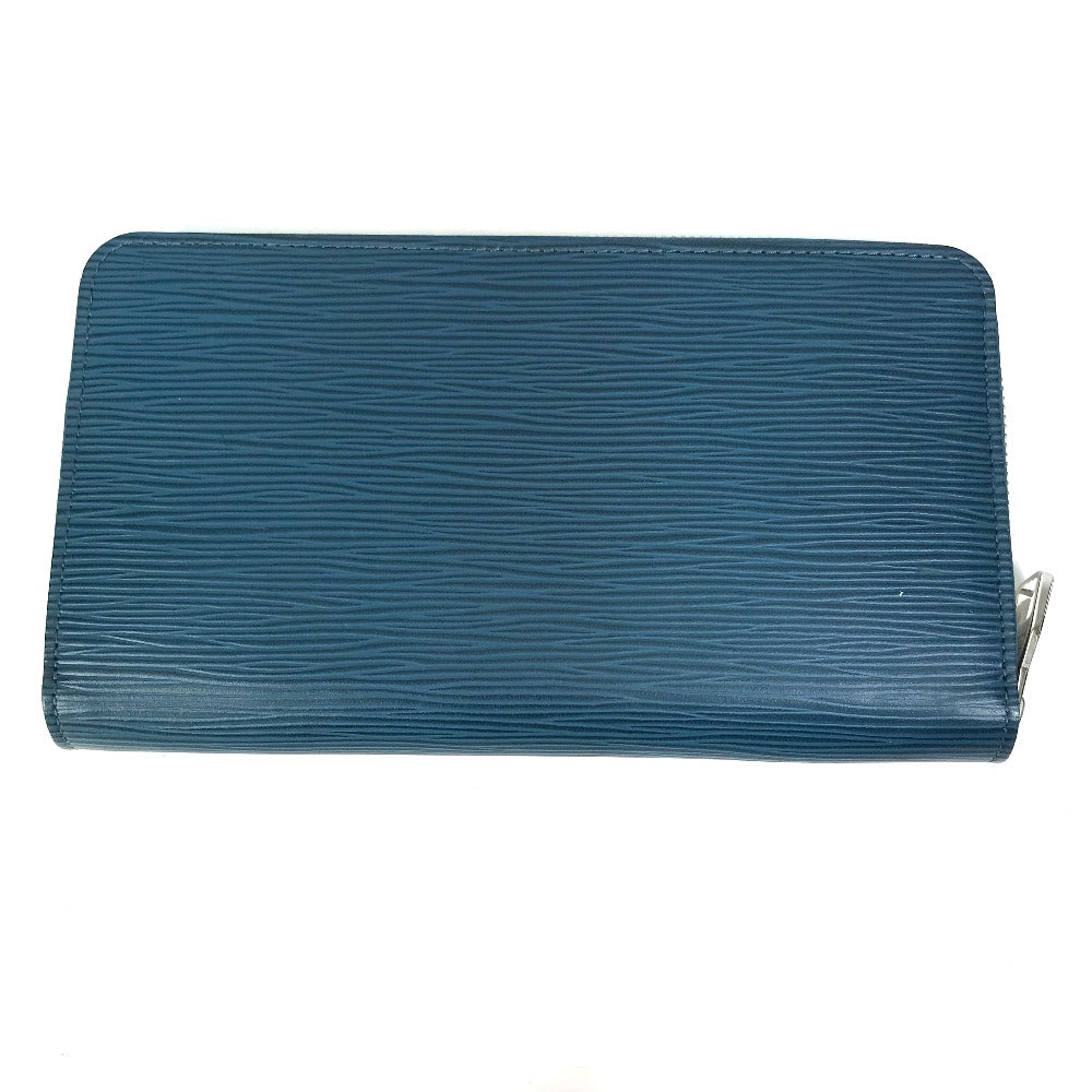 LOUIS VUITTON Long Wallet Purse M60619 Epi Leather Navy Epi Zippy Organizer