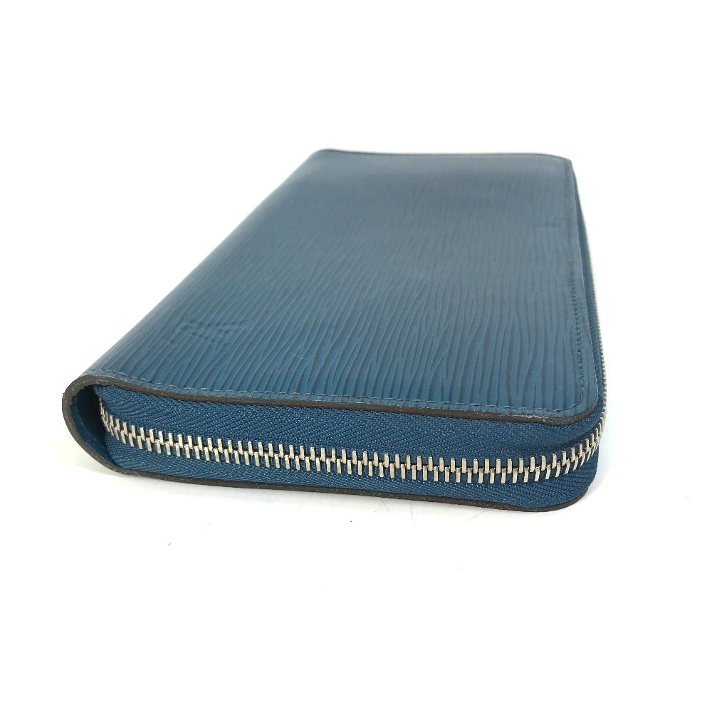 LOUIS VUITTON Long Wallet Purse M60619 Epi Leather Navy Epi Zippy Organizer
