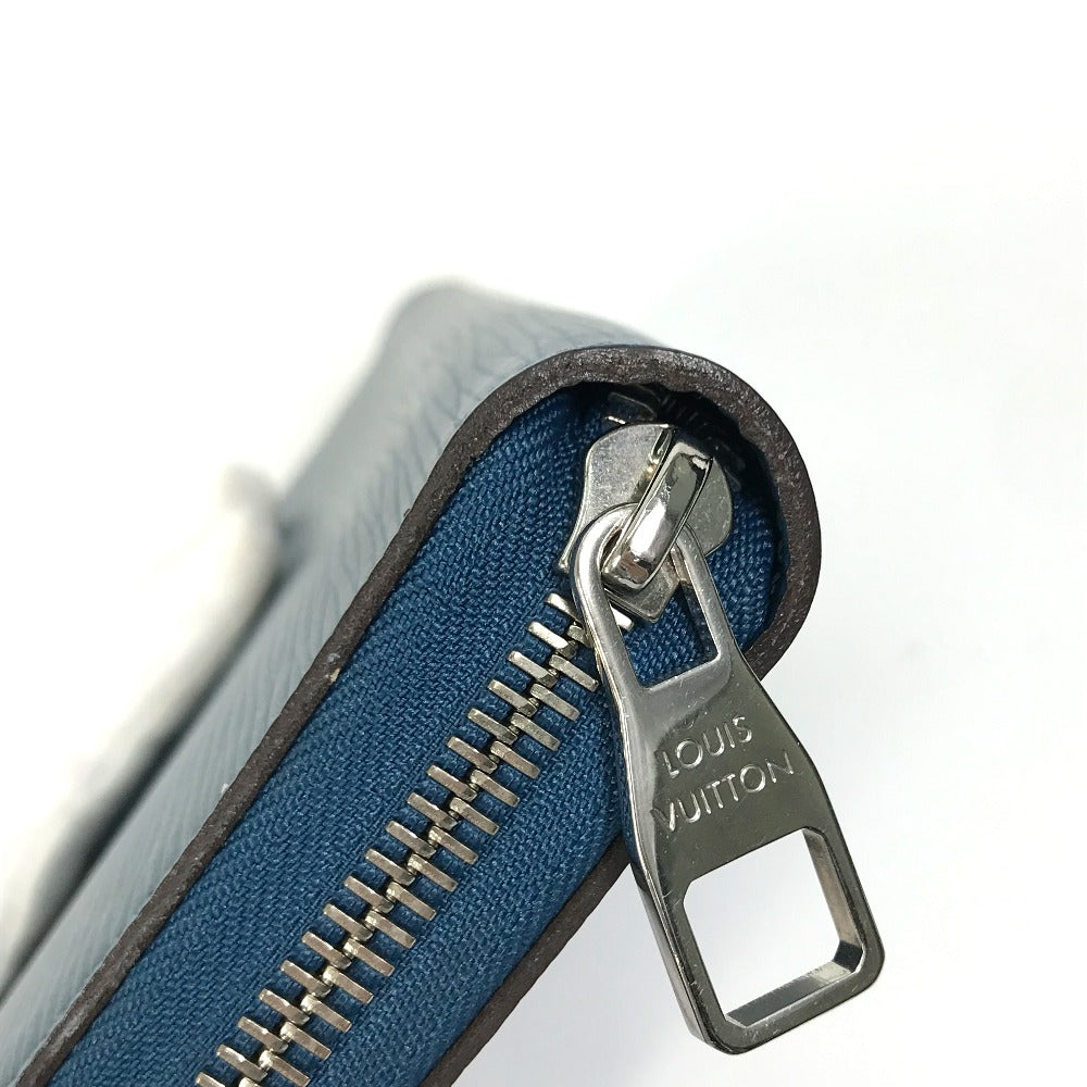 LOUIS VUITTON Long Wallet Purse M60619 Epi Leather Navy Epi Zippy Organizer