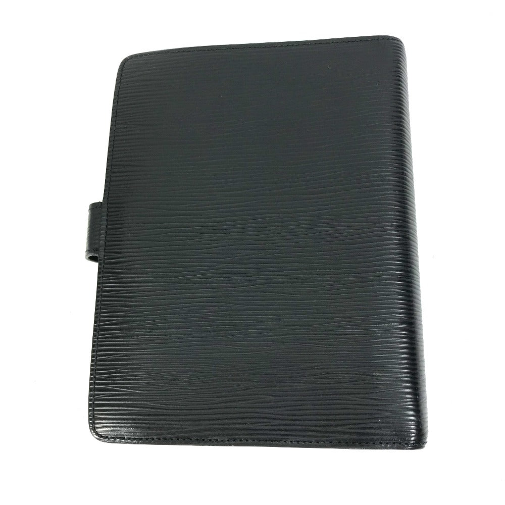 LOUIS VUITTON Notebook cover R20042 Epi Leather black Epi Agenda MM
