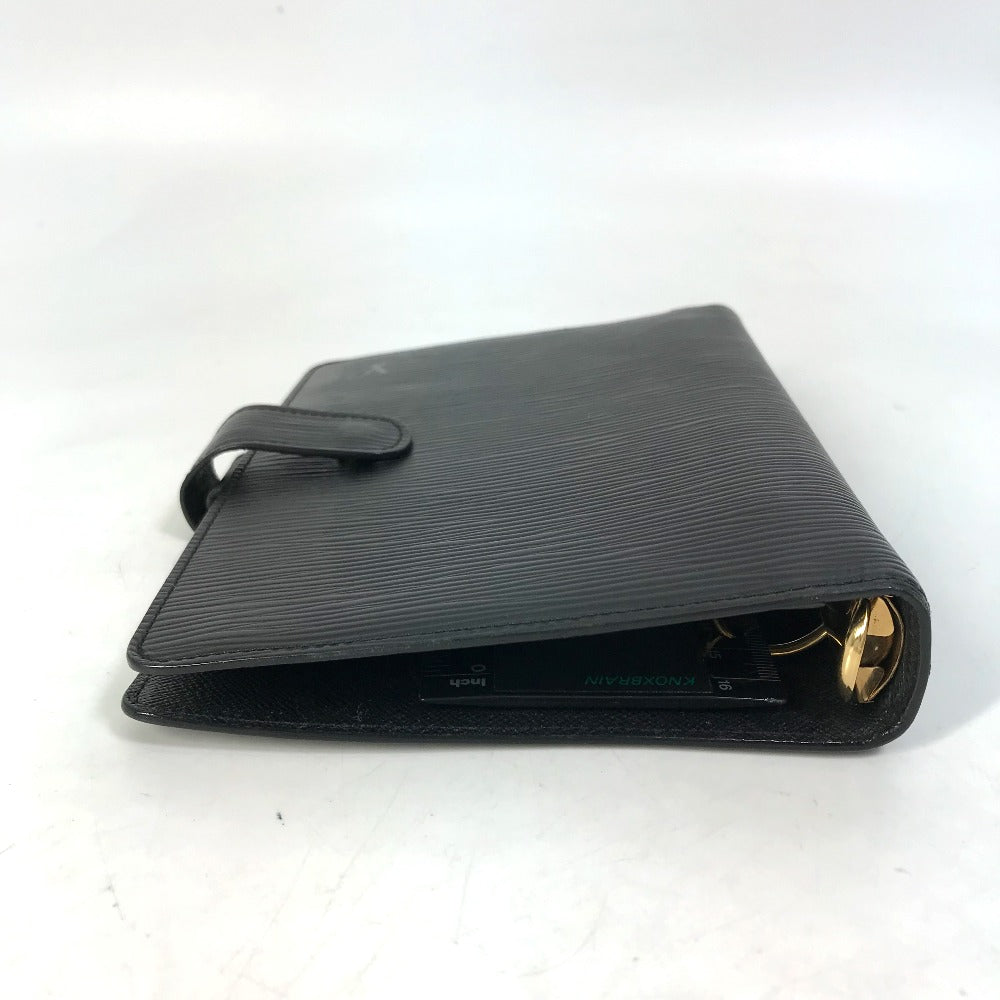 LOUIS VUITTON Notebook cover R20042 Epi Leather black Epi Agenda MM
