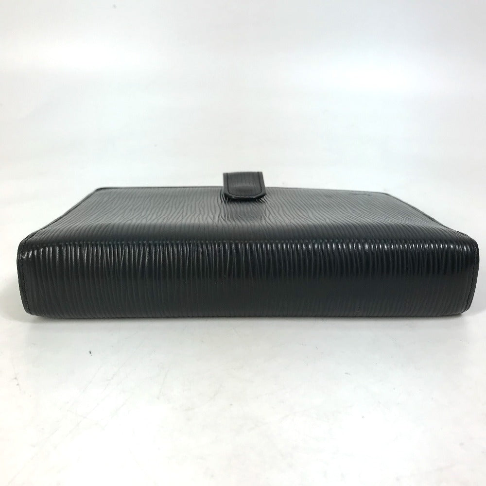 LOUIS VUITTON Notebook cover R20042 Epi Leather black Epi Agenda MM