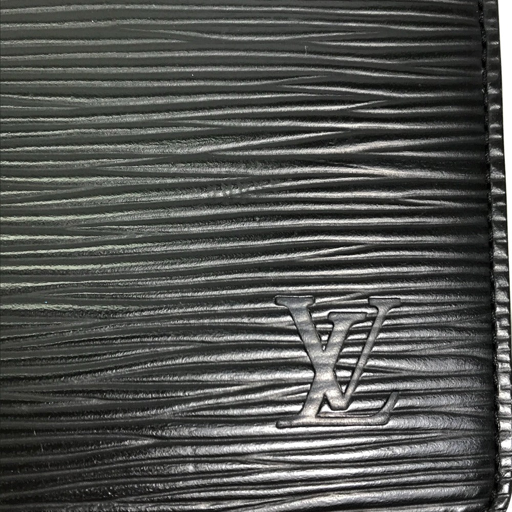 LOUIS VUITTON Notebook cover R20042 Epi Leather black Epi Agenda MM