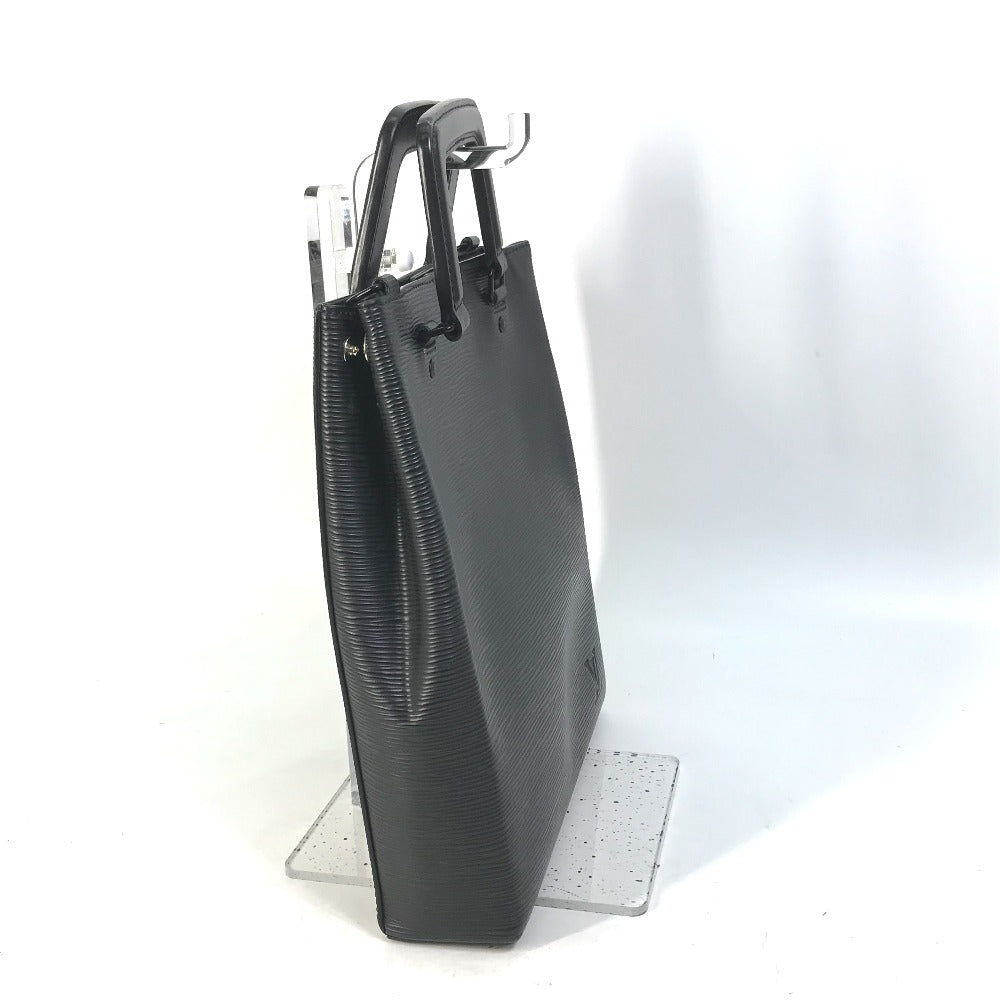 LOUIS VUITTON Handbag M58497 Epi Leather black Epi Crossbody Sac Plat fold Women Used Authentic