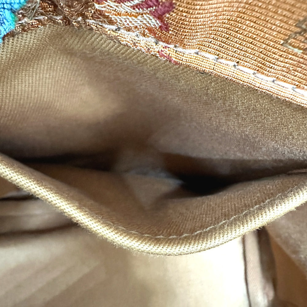PRADA Tote Bag BN249 canvas multicolor Triangle logo Women Used Authentic