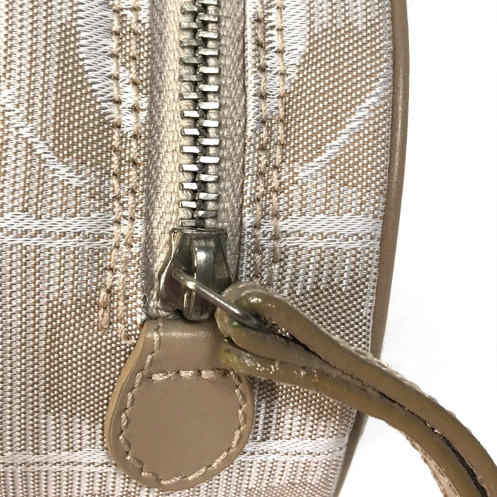 CHANEL Pouch A17682 canvas beige COCO Mark New travel line