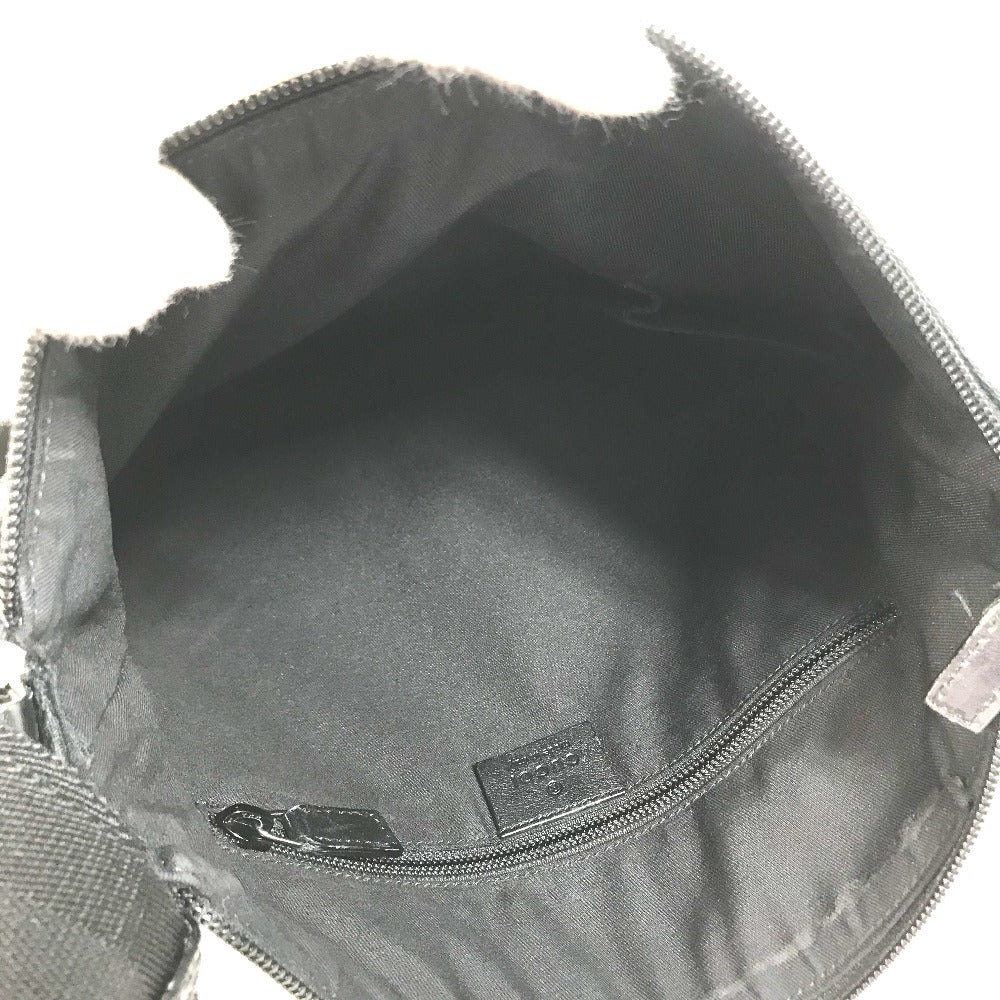GUCCI Shoulder Bag 145857 GG canvas black GG