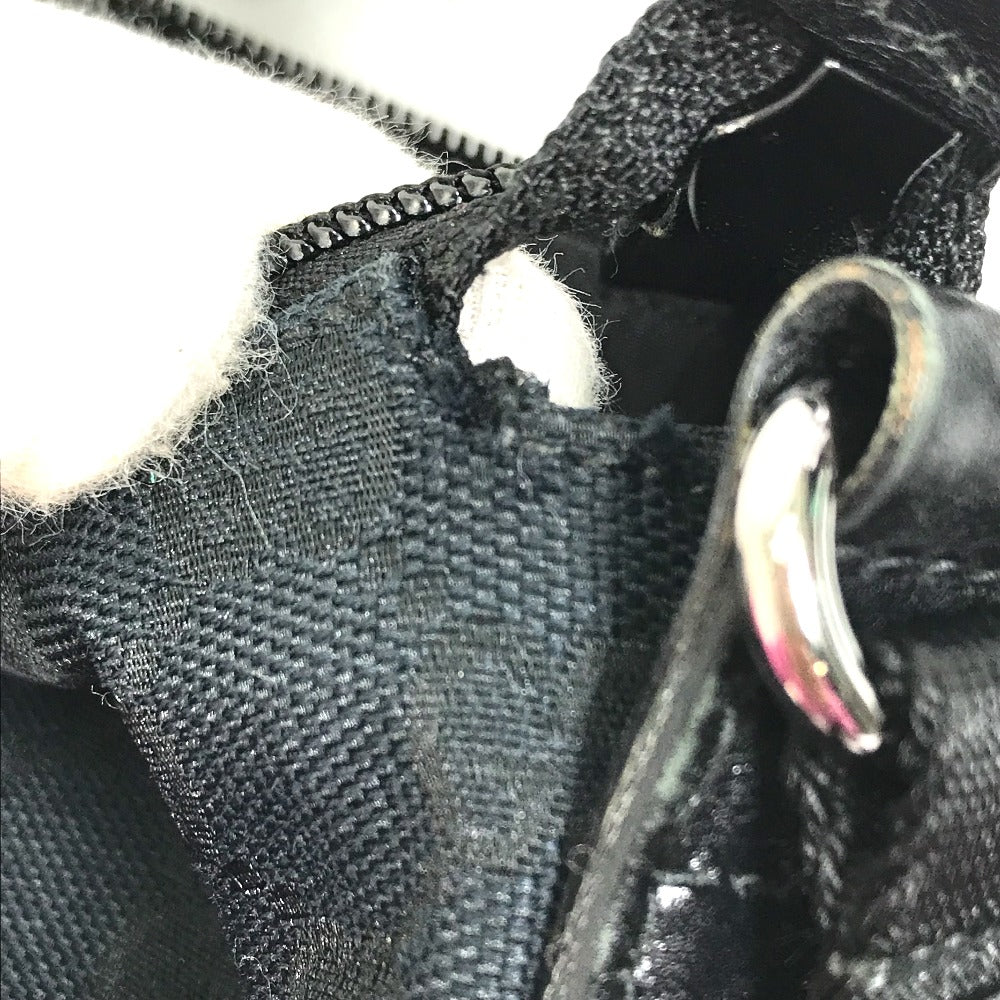 GUCCI Shoulder Bag 145857 GG canvas black GG