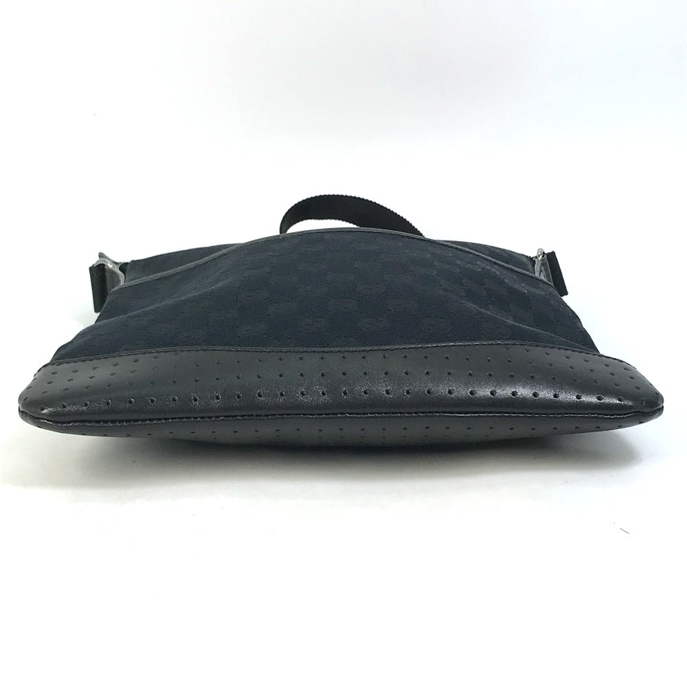 GUCCI Shoulder Bag 145857 GG canvas black GG