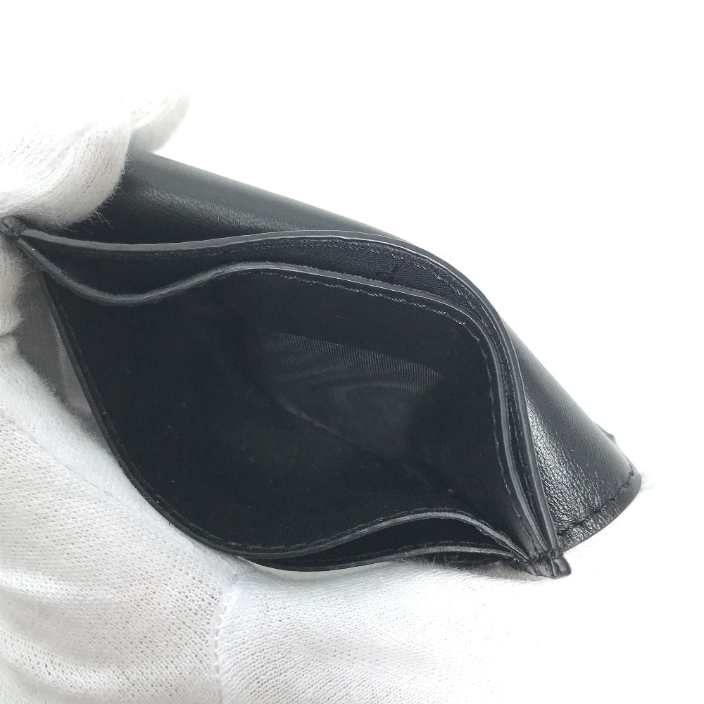 FENDI Coin case 8M0423 leather black baguette card holder