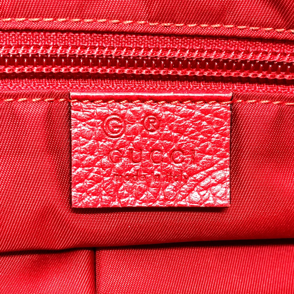 GUCCI Shoulder Bag 510342 Nylon / leather Red GG