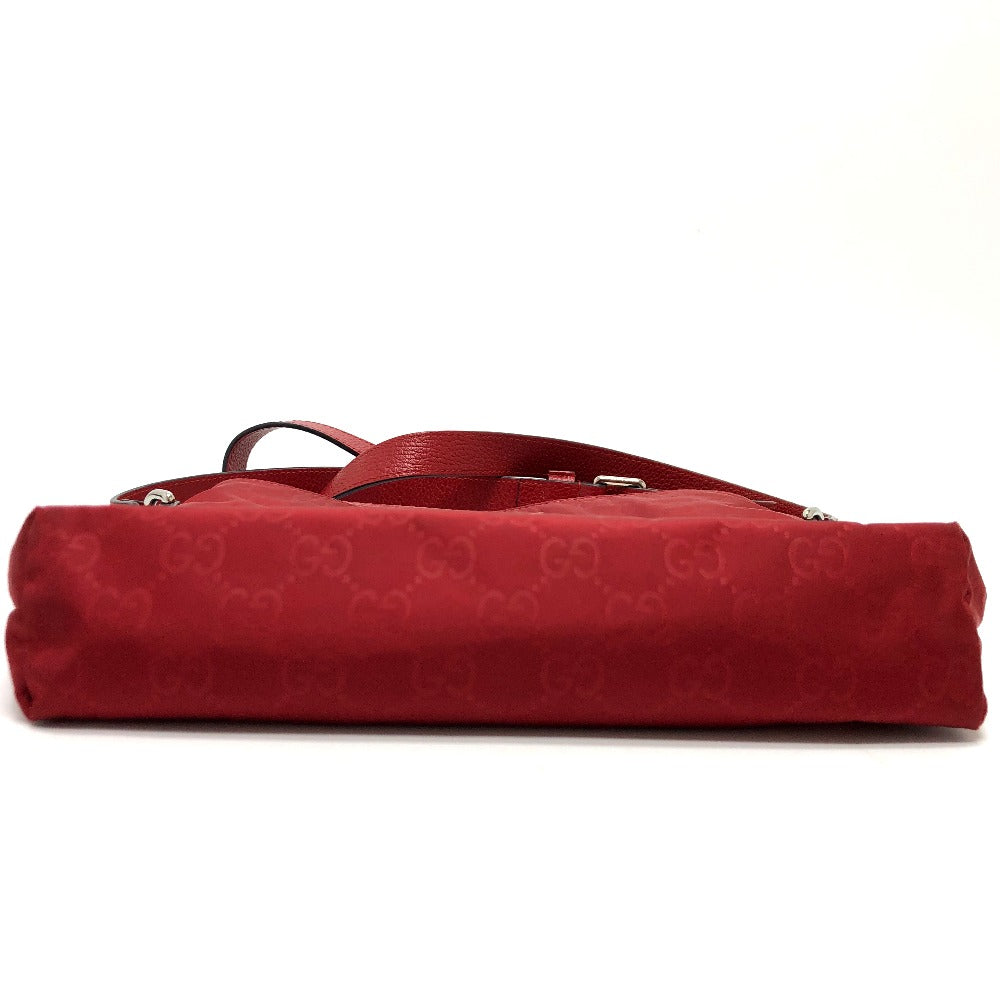 GUCCI Shoulder Bag 510342 Nylon / leather Red GG