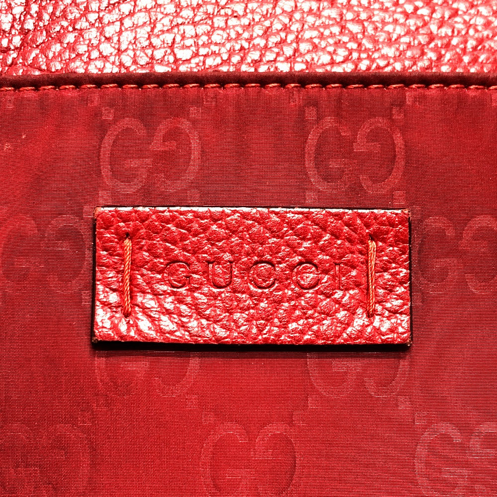 GUCCI Shoulder Bag 510342 Nylon / leather Red GG