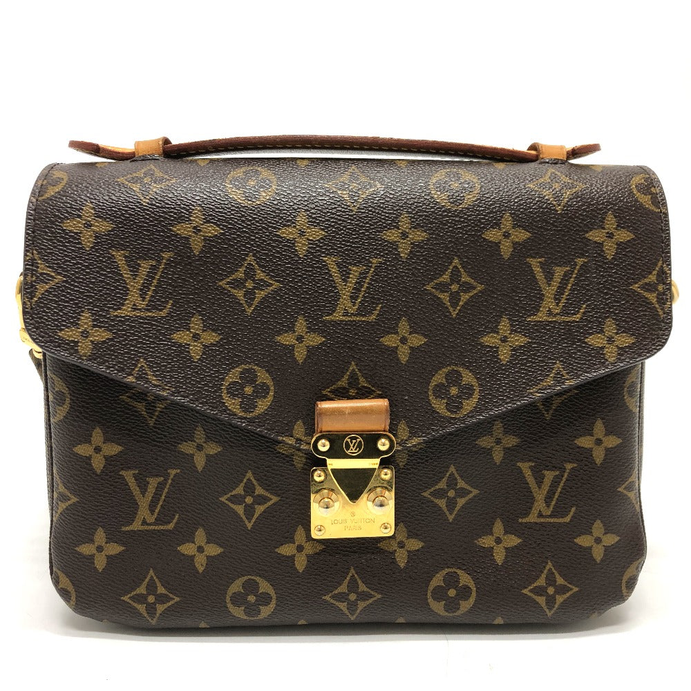 LOUIS VUITTON Handbag M40780 Monogram canvas Brown Monogram Pochette Metis MM Women Used Authentic