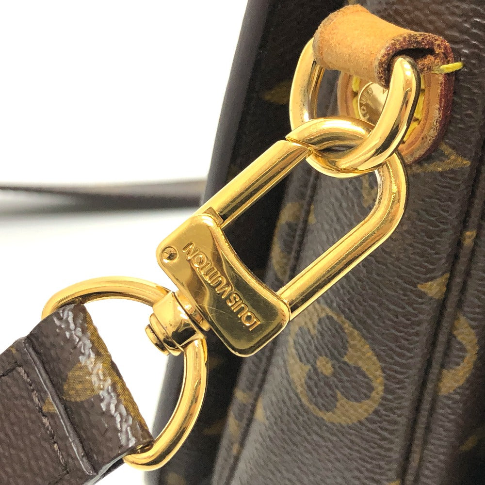 LOUIS VUITTON Handbag M40780 Monogram canvas Brown Monogram Pochette Metis MM Women Used Authentic