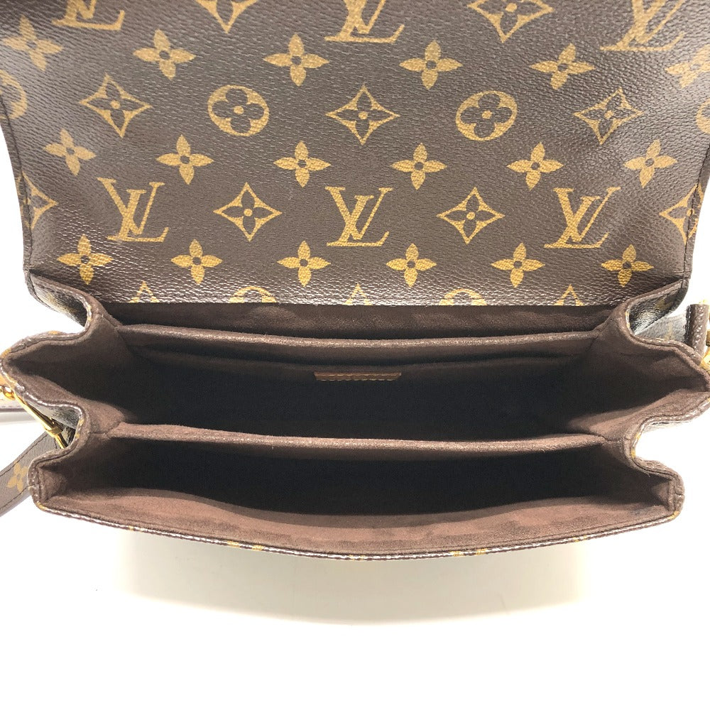 LOUIS VUITTON Handbag M40780 Monogram canvas Brown Monogram Pochette Metis MM Women Used Authentic
