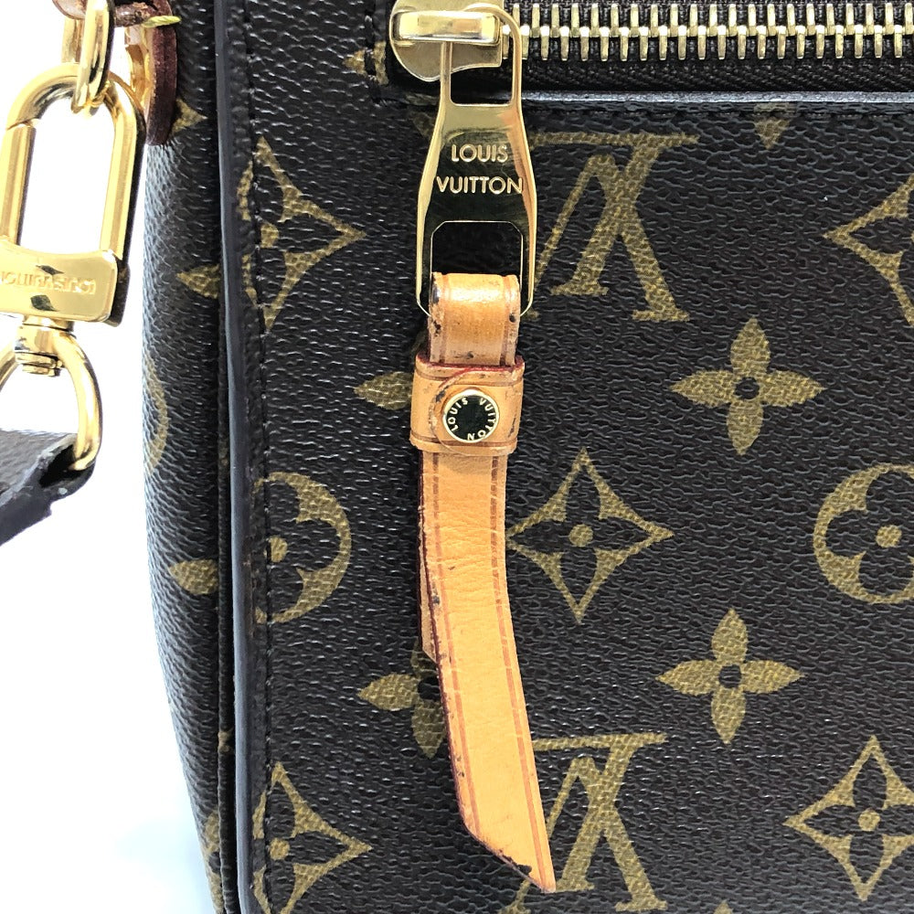 LOUIS VUITTON Handbag M40780 Monogram canvas Brown Monogram Pochette Metis MM Women Used Authentic