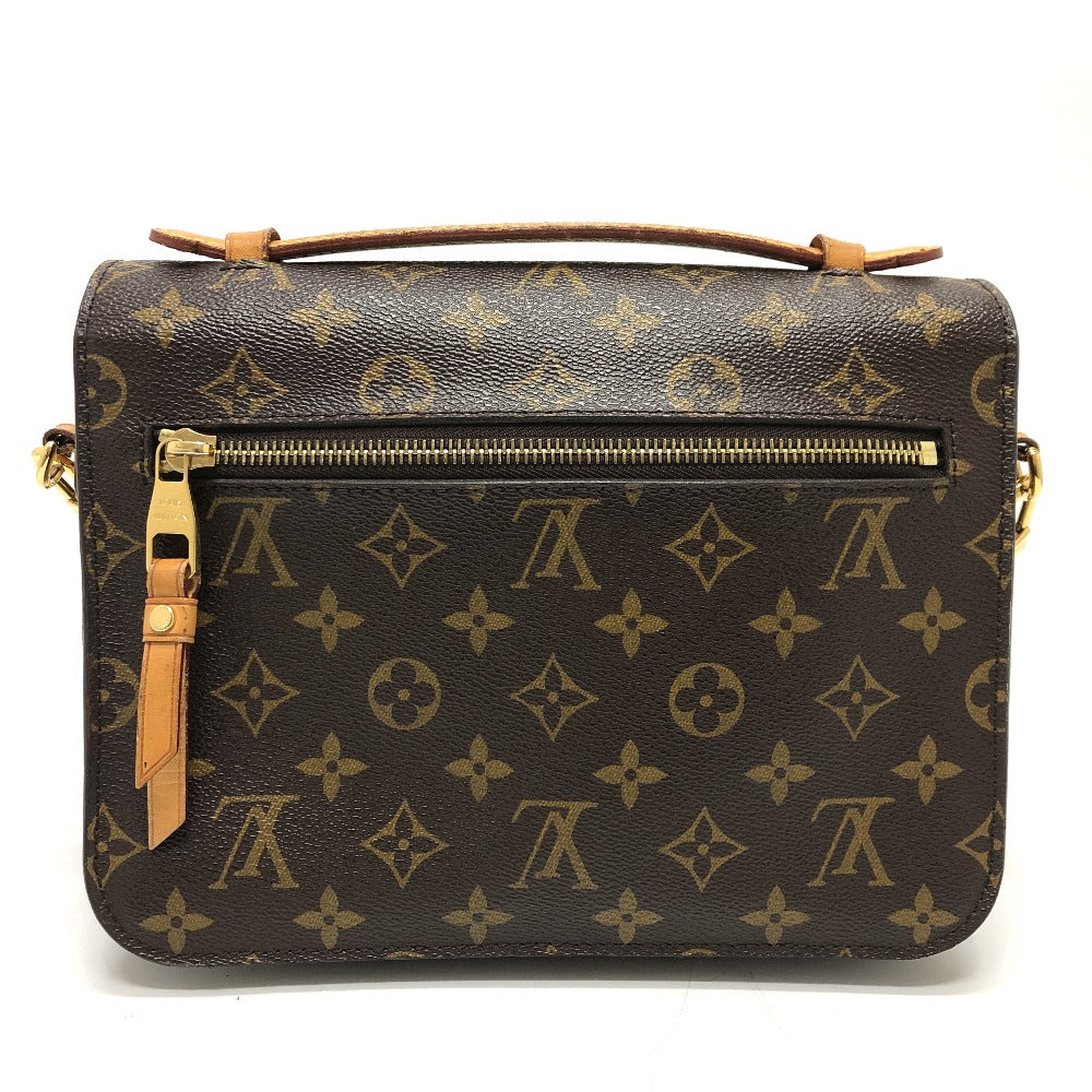 LOUIS VUITTON Handbag M40780 Monogram canvas Brown Monogram Pochette Metis MM Women Used Authentic