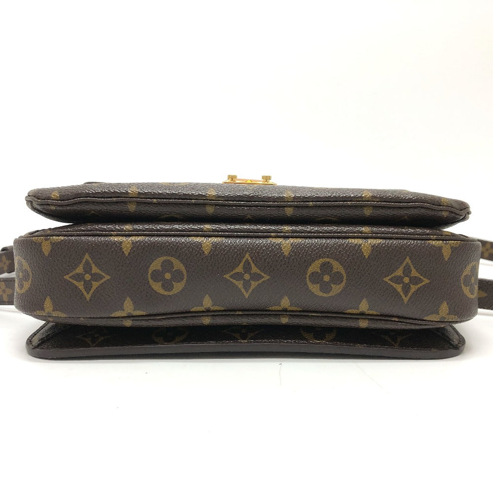 LOUIS VUITTON Handbag M40780 Monogram canvas Brown Monogram Pochette Metis MM Women Used Authentic