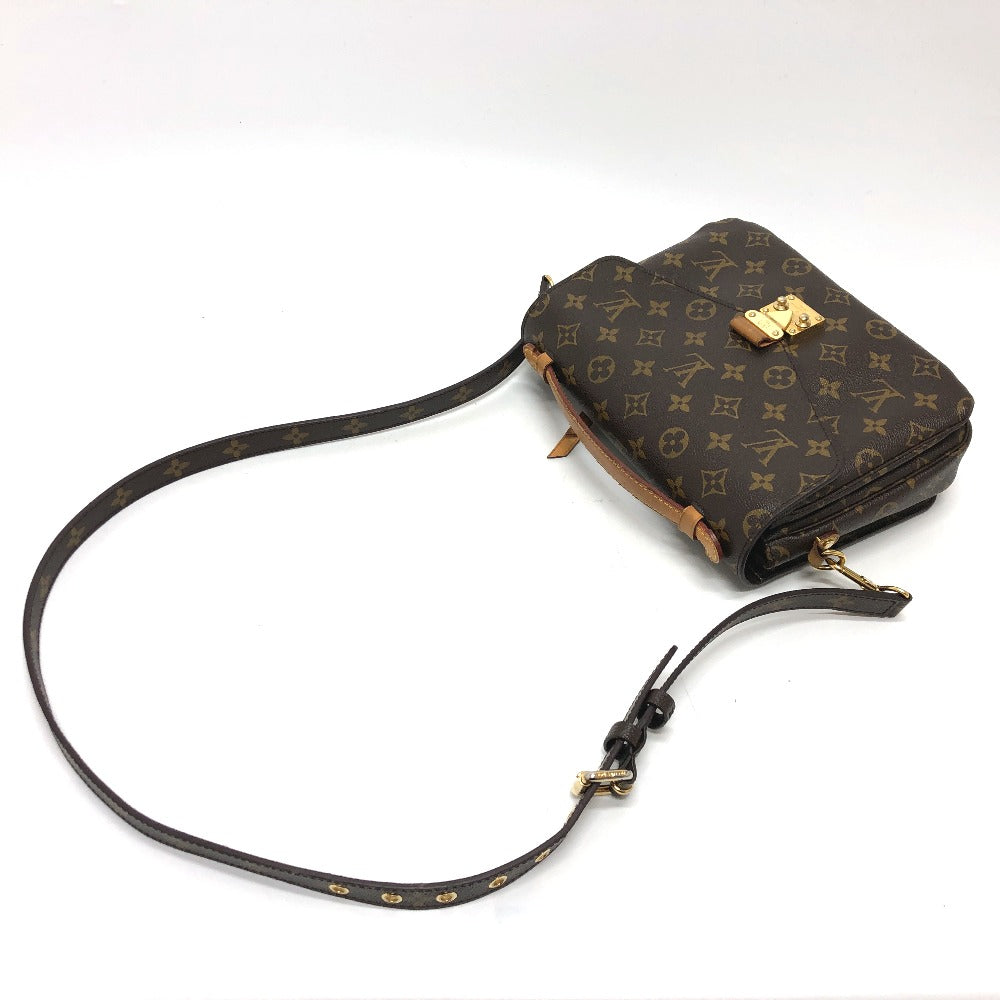 LOUIS VUITTON Handbag M40780 Monogram canvas Brown Monogram Pochette Metis MM Women Used Authentic