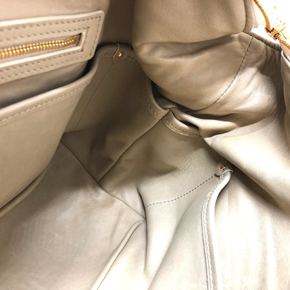 LOUIS VUITTON Boston Duffel bag Model number unknown leather white Sac Louis
