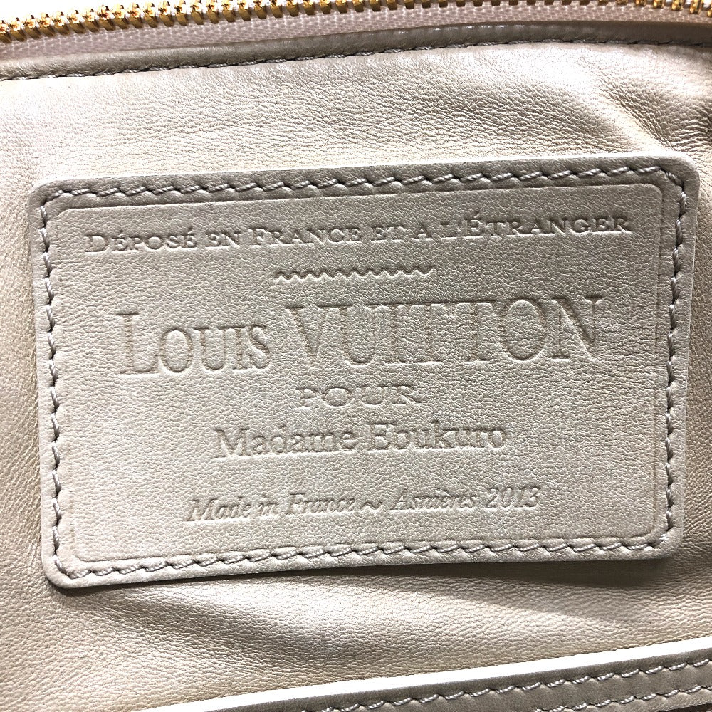 LOUIS VUITTON Boston Duffel bag Model number unknown leather white Sac Louis