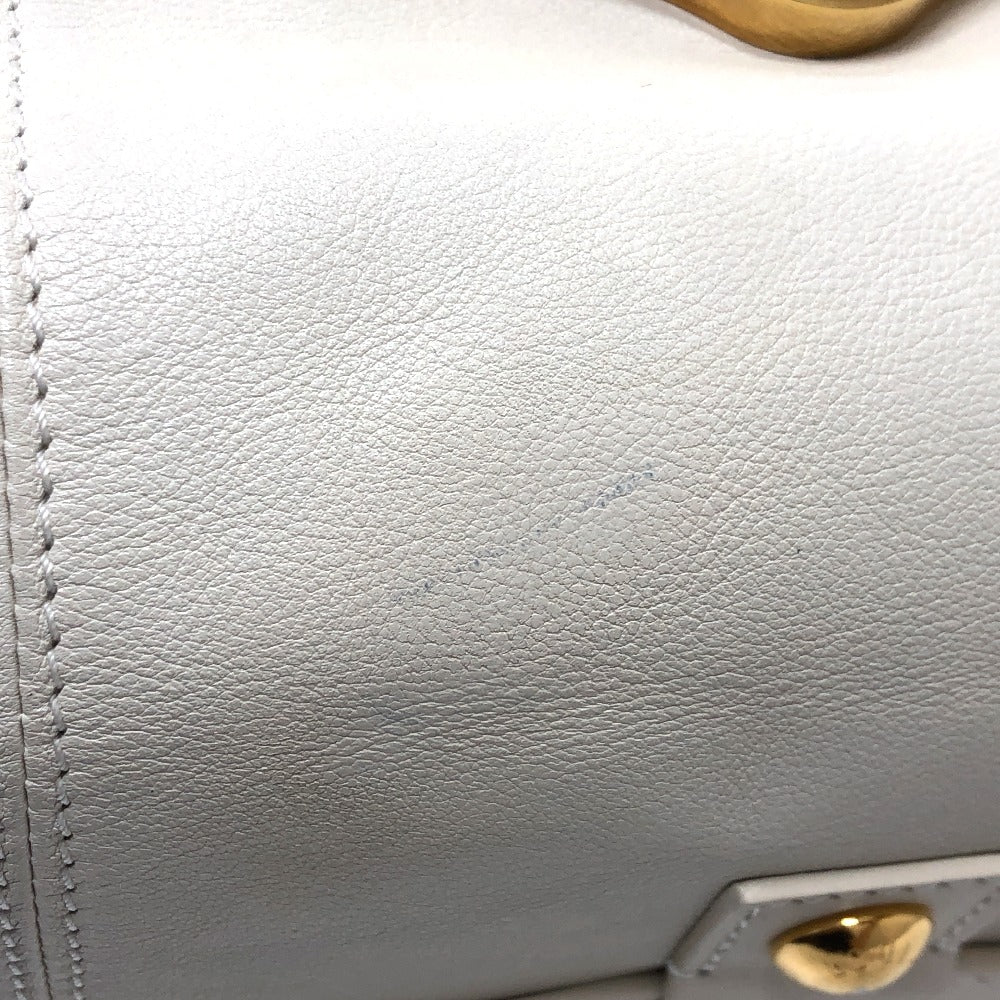 LOUIS VUITTON Boston Duffel bag Model number unknown leather white Sac Louis