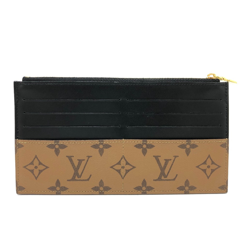 LOUIS VUITTON Pouch M80390 Monogram reverse canvas Brown Monogram reverse Slim perspective