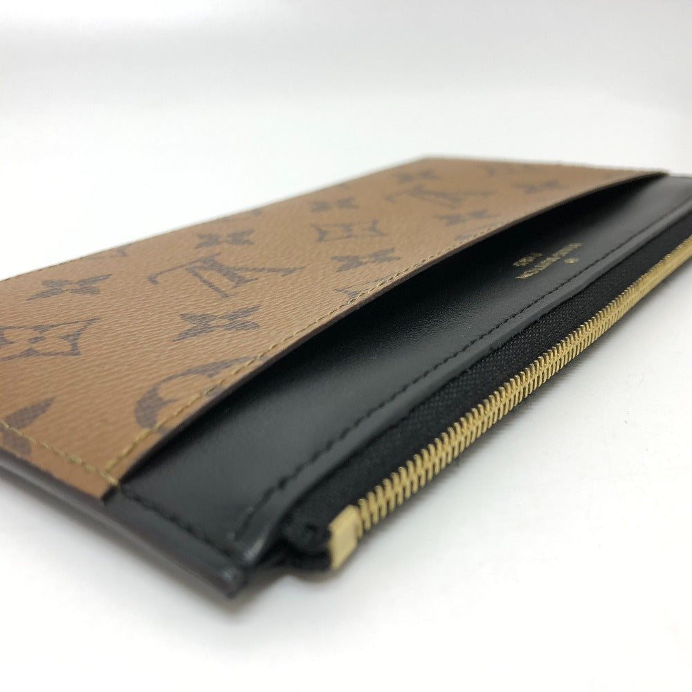 LOUIS VUITTON Pouch M80390 Monogram reverse canvas Brown Monogram reverse Slim perspective