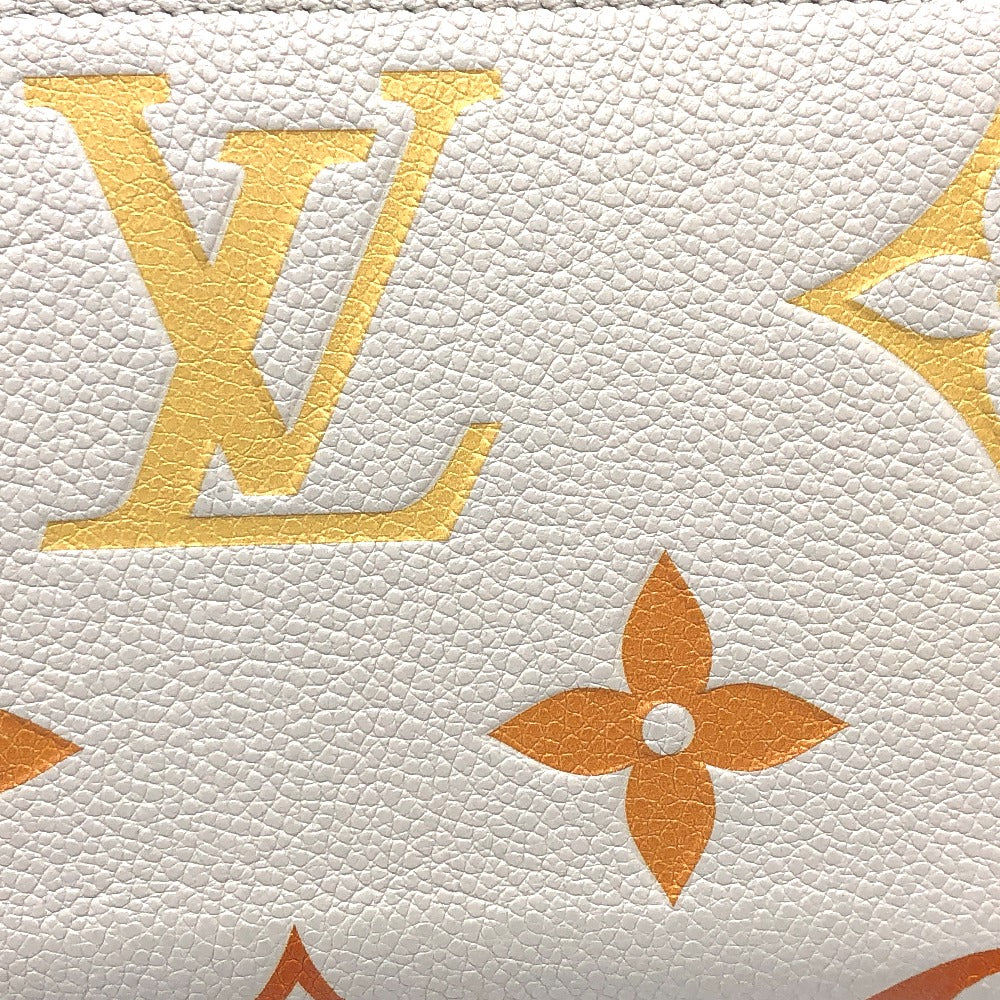 LOUIS VUITTON Long Wallet Purse M80402 Monogram Ann Platt Leather beige Monogram Ann Platt Zippy wallet Women Used Authentic