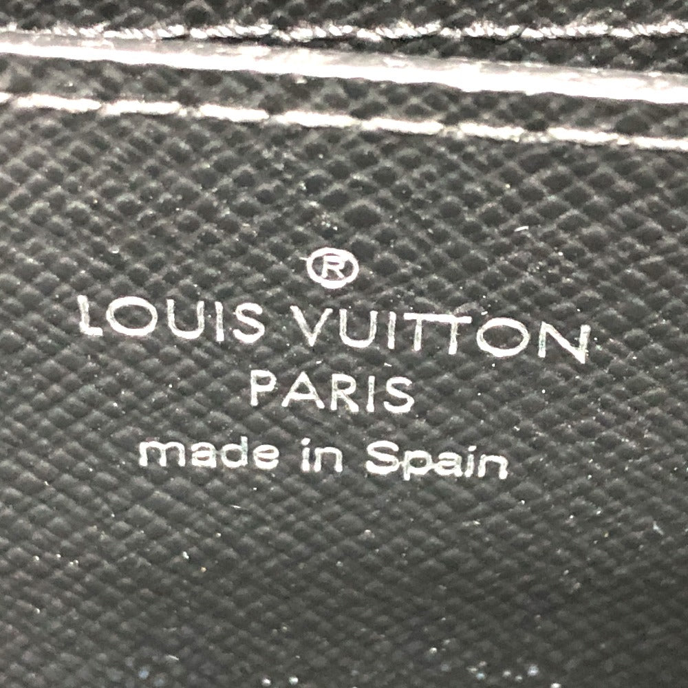 LOUIS VUITTON Long Wallet Purse M61698 Monogram Eclipse Canvas black Monogram Eclipse Zippy XL mens Used Authentic