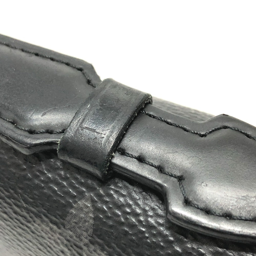 LOUIS VUITTON Long Wallet Purse M61698 Monogram Eclipse Canvas black Monogram Eclipse Zippy XL mens Used Authentic