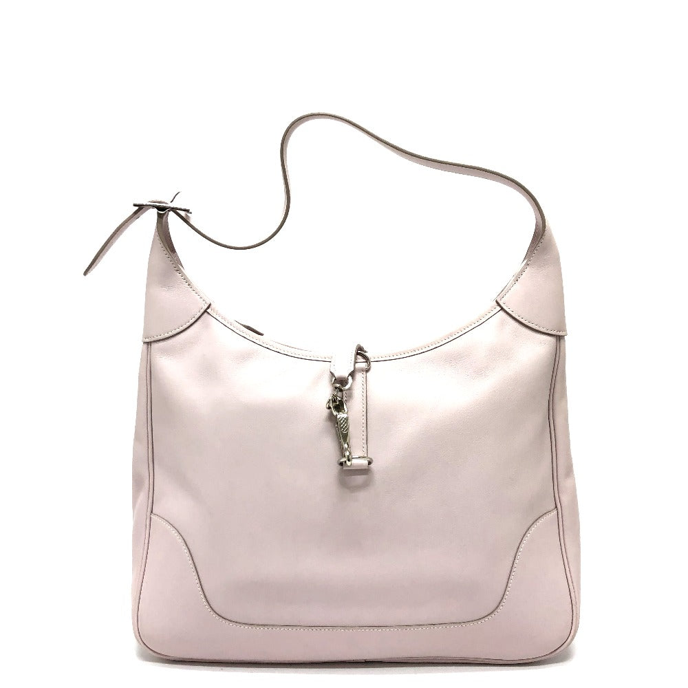 HERMES Shoulder Bag Vaux Swift pink Trim 35 Women Used Authentic