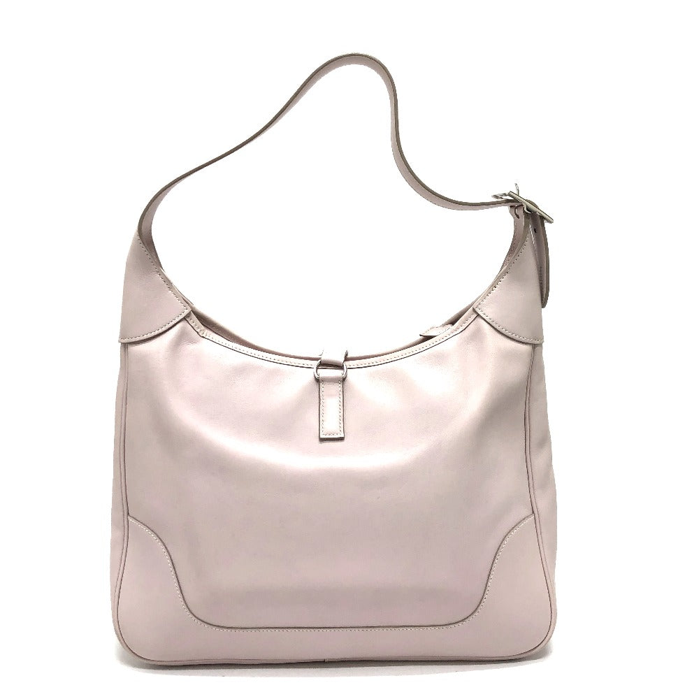 HERMES Shoulder Bag Vaux Swift pink Trim 35 Women Used Authentic