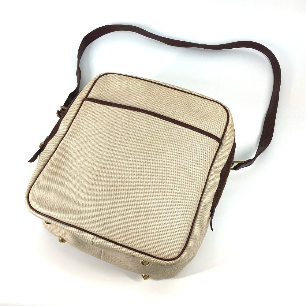 HERMES Shoulder Bag Toruash / Leather beige victoria square Women Used Authentic