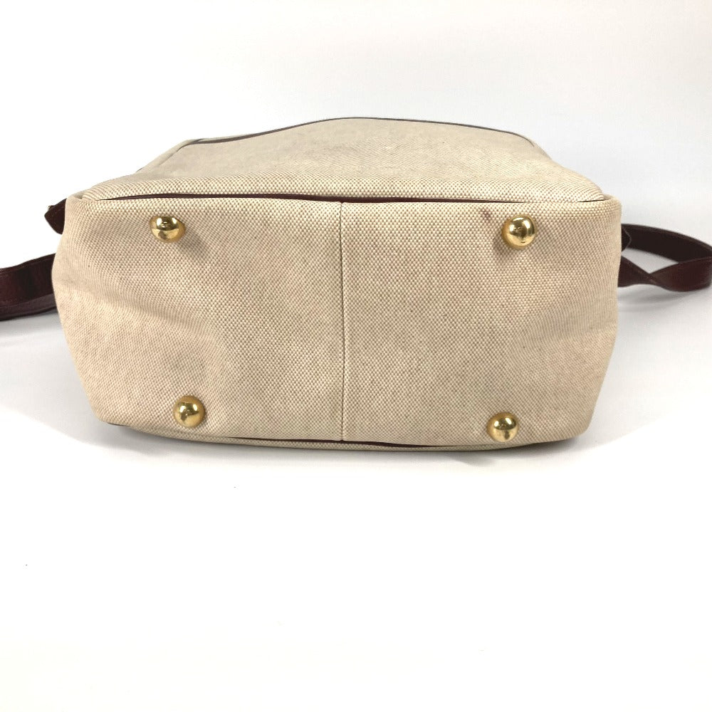 HERMES Shoulder Bag Toruash / Leather beige victoria square Women Used Authentic