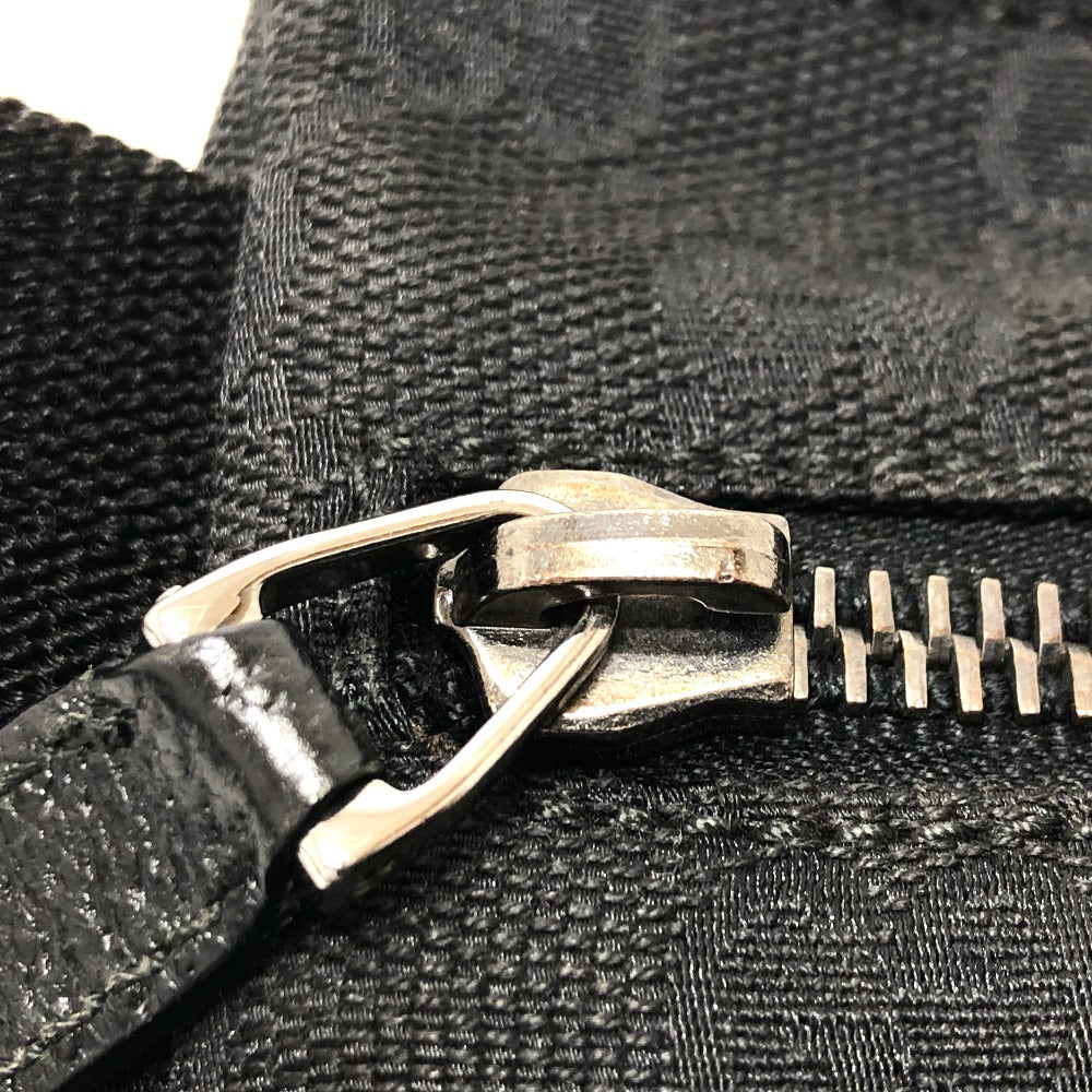 GUCCI Waist bag 28566 GG canvas / leather black GG Sling bag