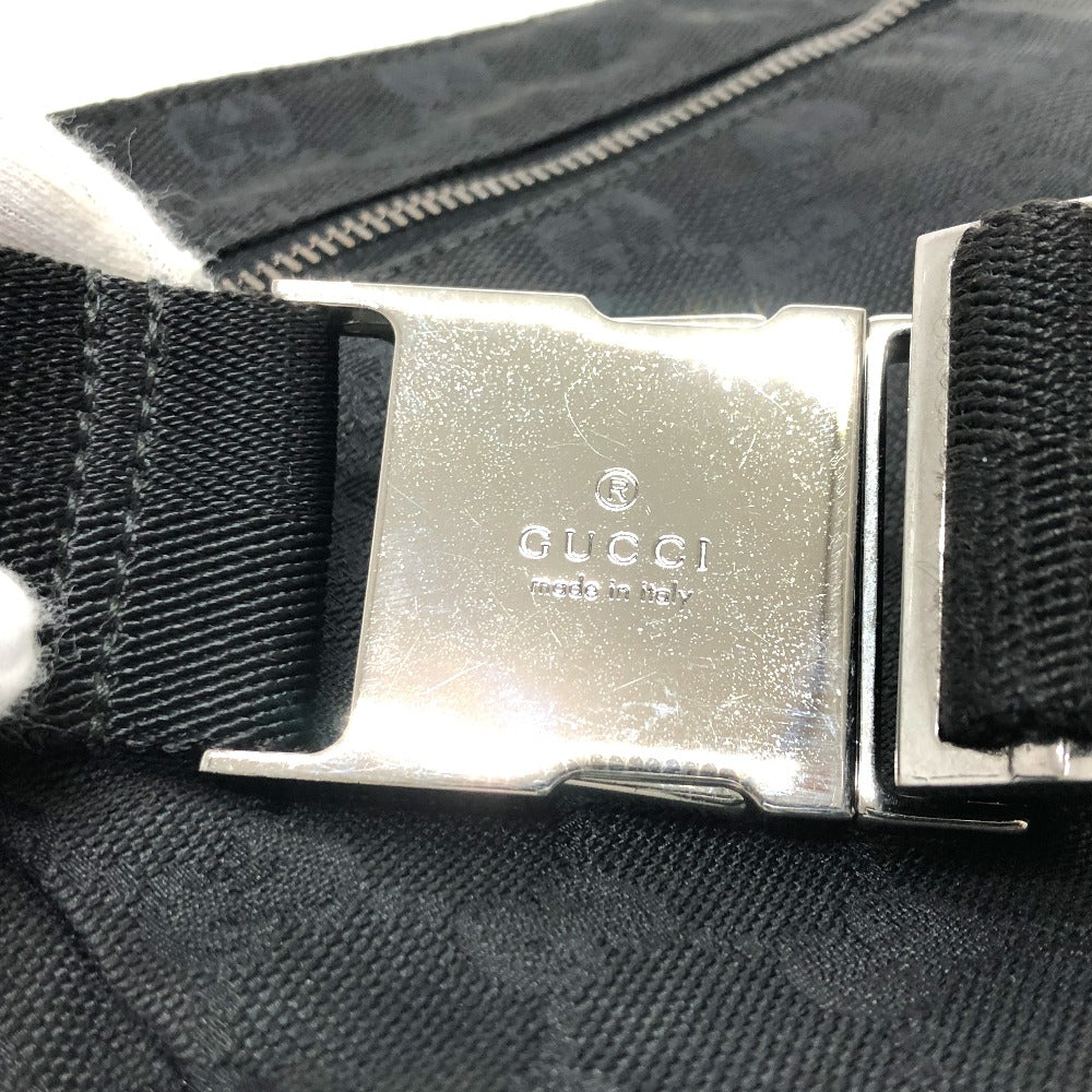 GUCCI Waist bag 28566 GG canvas / leather black GG Sling bag