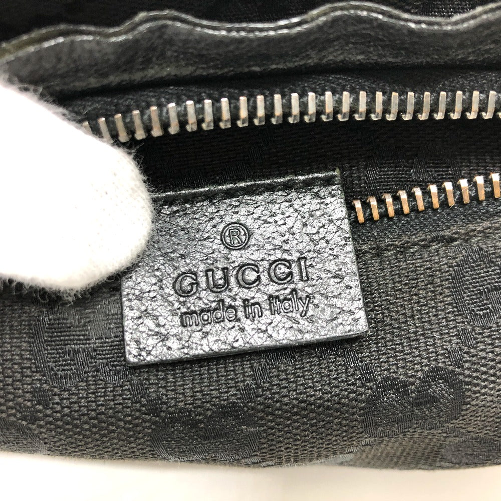 GUCCI Waist bag 28566 GG canvas / leather black GG Sling bag