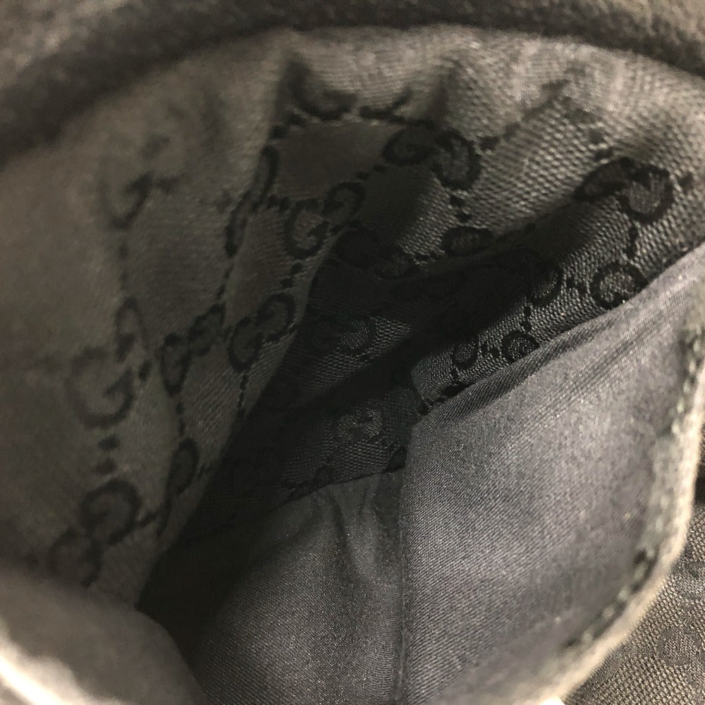 GUCCI Waist bag 28566 GG canvas / leather black GG Sling bag