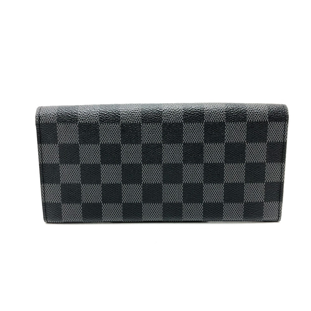 LOUIS VUITTON Long Wallet Purse N63084 Damier Grafitto Canvas black Damier Grafitte Portefeuille long modular