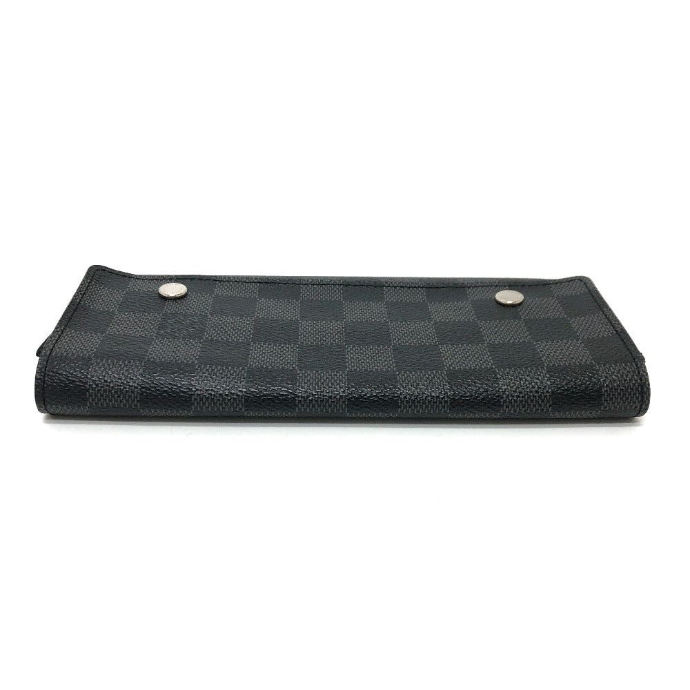 LOUIS VUITTON Long Wallet Purse N63084 Damier Grafitto Canvas black Damier Grafitte Portefeuille long modular